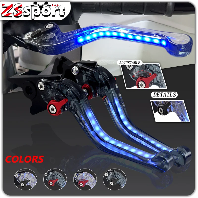 For ZX-25R 2020-2022 2023 2024 NINJA650/R ER-6F 2017-2023 2024 Motorcycle Light-up Signal Turn light Brake clutch levers Handles