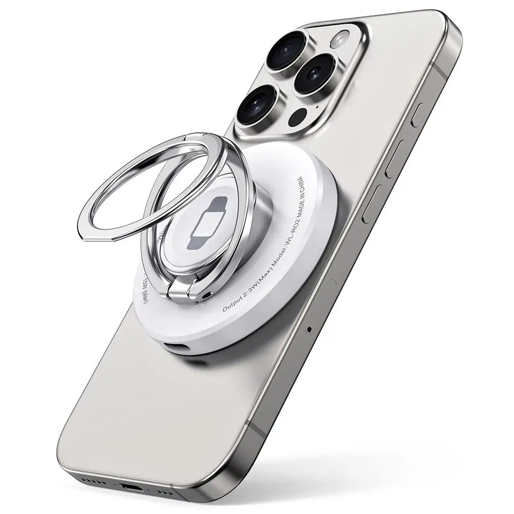 

Магнитный держатель для телефона с беспроводной зарядкой 3 в 1 для ручки мобильного телефона Magsafe, беспроводная зарядная станция 15 Вт для Apple Watch R4H7