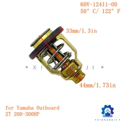 60V-12411-00 Thermostat for Yamaha Outboard Motor 2-stroke 200-300HP 4T 115HP 50°C/ 122°F 68V-12411-00 Boat accessories