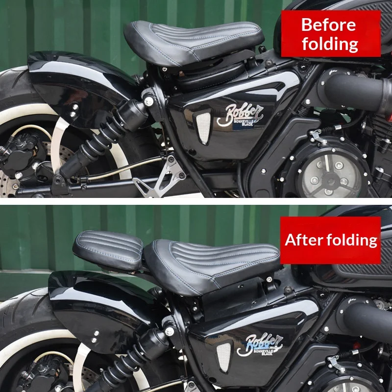 【Premium】For Changjiang 400 Bobbie modified into Changjiang 700 450 single seat hidden double folding seat rear seat assembly do