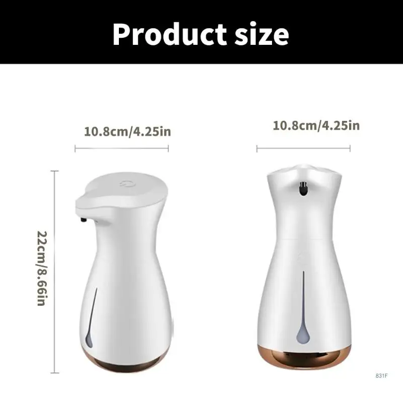Touchless Hand Soap Foam Dispenser Automatic Foaming Soap Dispenser Automatic Induction Foam Hand Washer