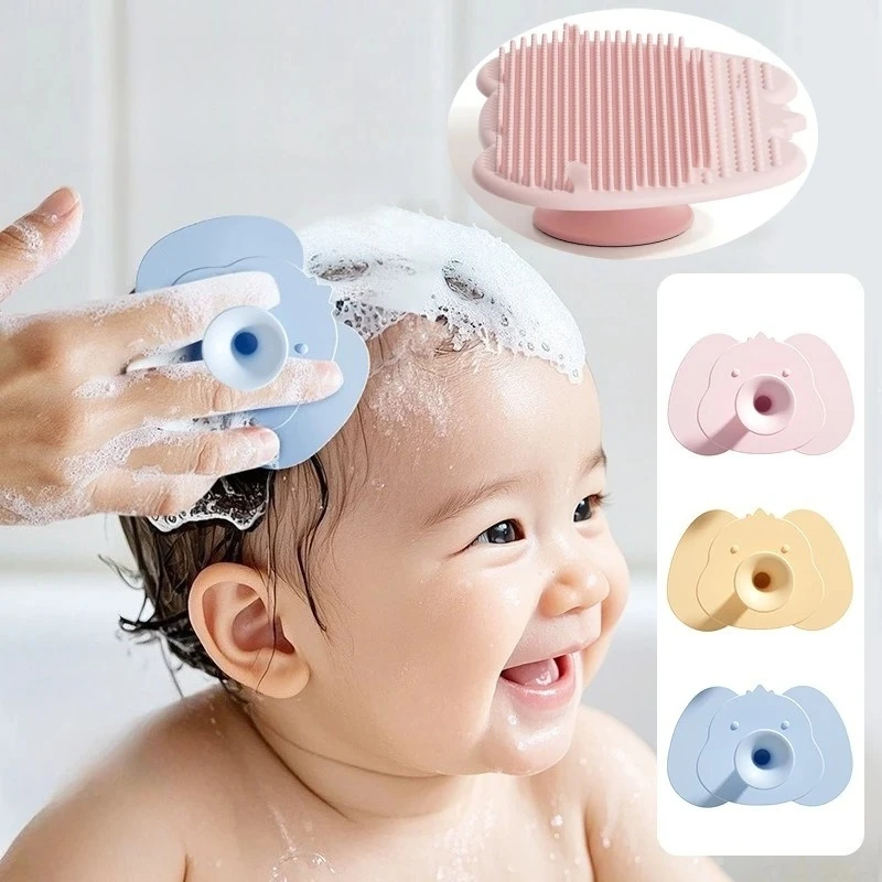 Hair Wash Brush to Remove Hair Dirt, Baby Silicone Magical Tool for Hair Wash Comb, Baby Hair Wash Products, Baby Hair Wash Mass