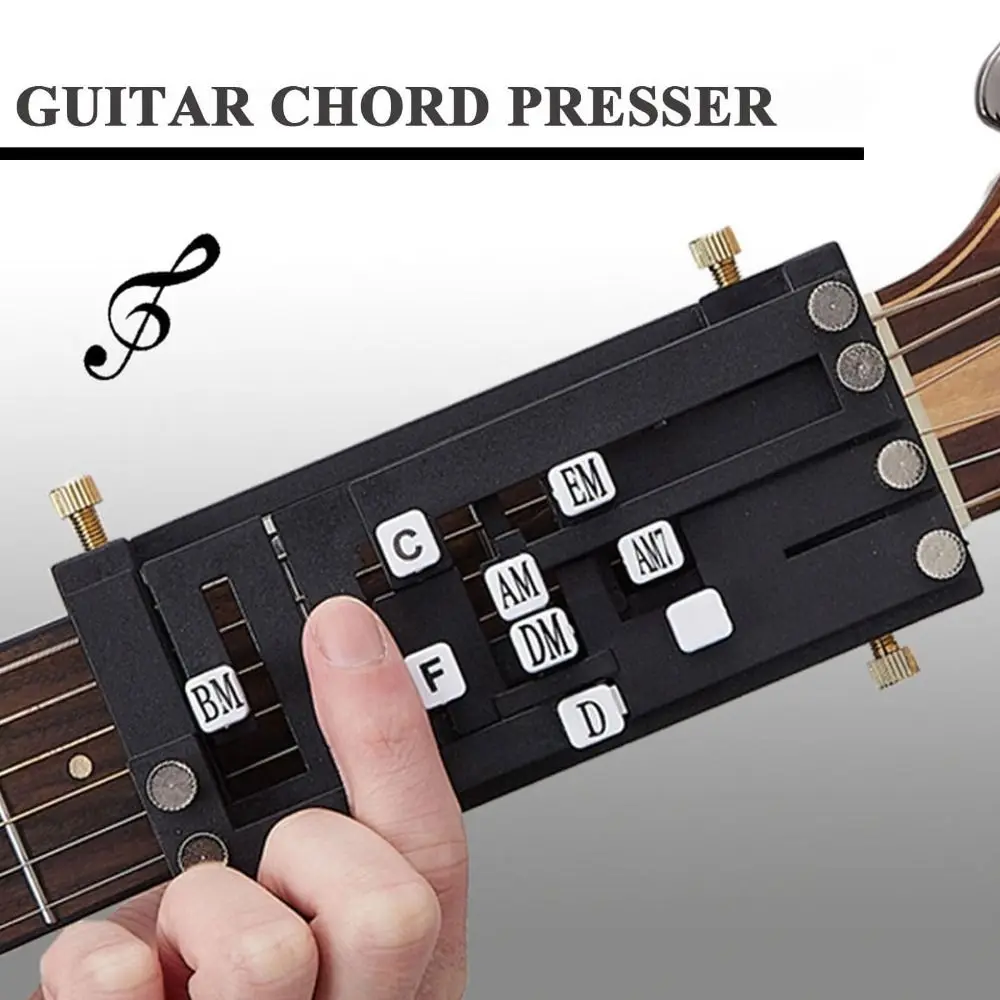 Creativity Guitar Aid Guitar Chord Presser Chords Learning Tools Portable Guitar Chord Helper Guitar Aid Chords Trainer Beginner