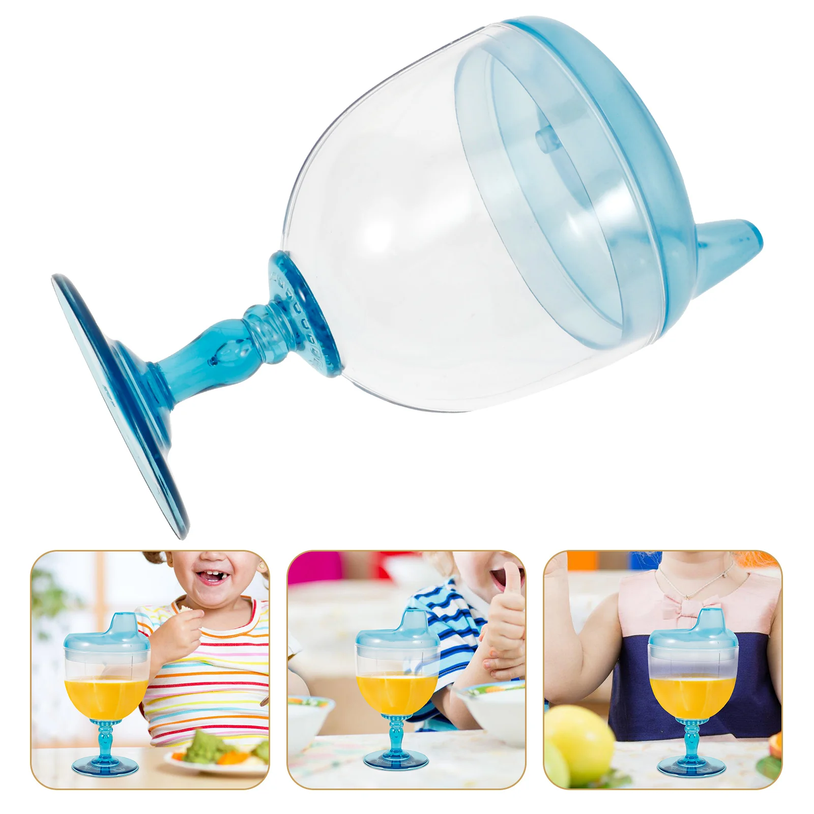 Children's Anti-fall Juice Cup Baby Water Bottles Training for 36 Months Drinking Cups 36-48 Smoothie Straws