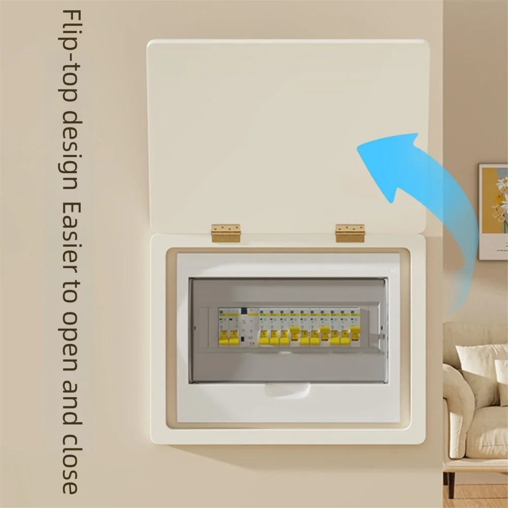 Creative Solid Color Electric Meter Box Decorative Cover PVC Simple Panel Cover Durable Electric Panel Cover Wall Decor
