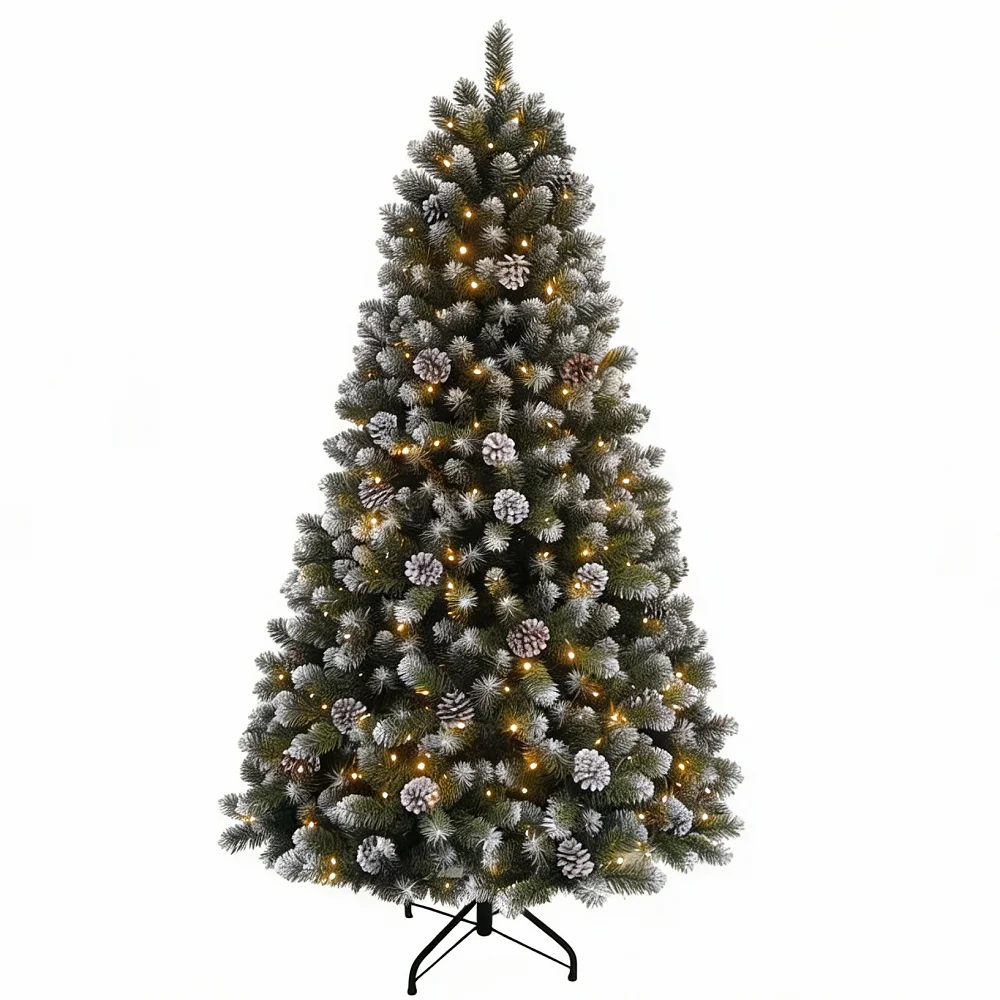 Factory Hot Sale High Quality 7.5ft Outdoor Artificial Spruce Christmas Tree with Standing Base