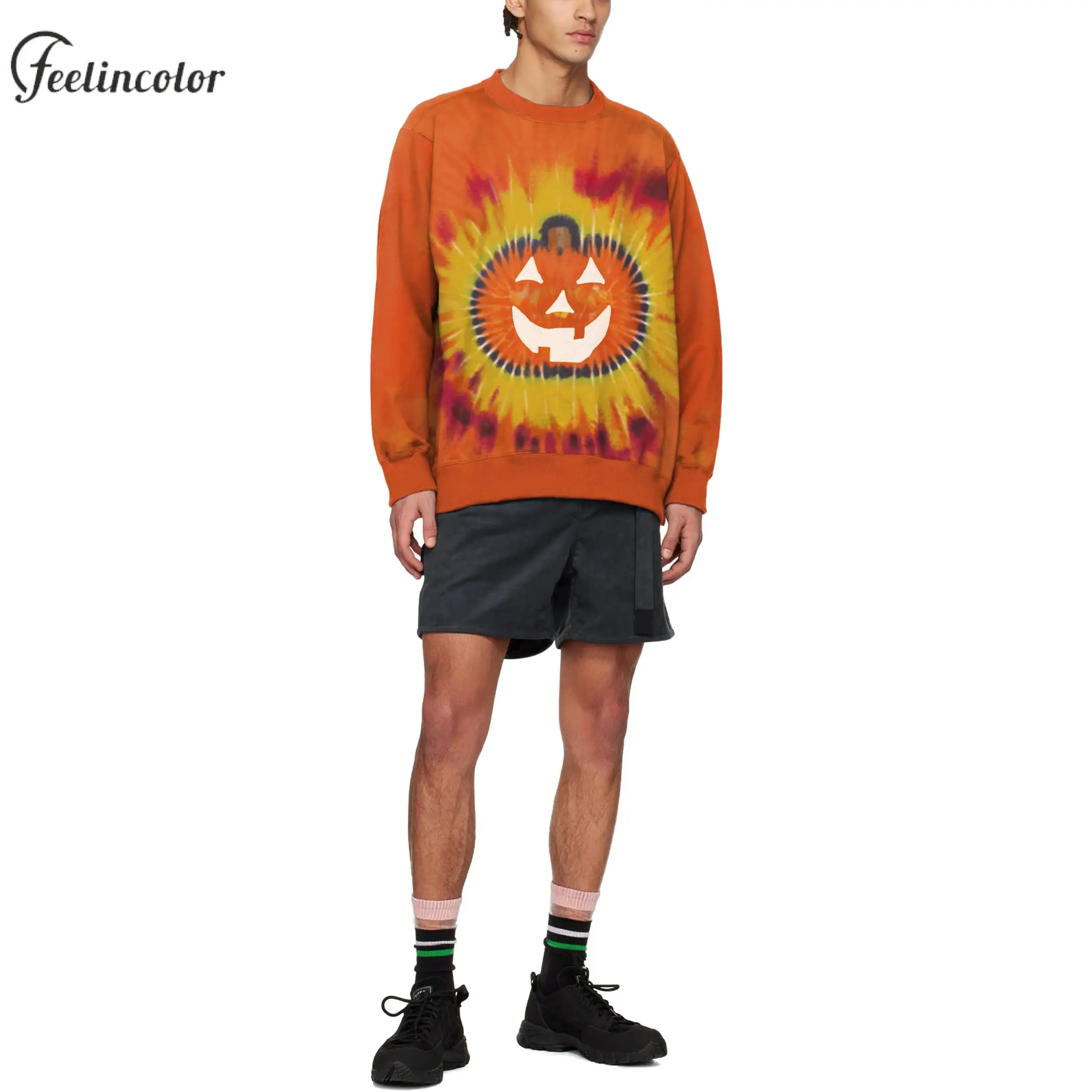 Halloween Men Pullover Autumn 3D Printing Tracksuit Oversize Sweatshirt O Neck Hoodie Fashion Outfit Streetwear Male Clothing