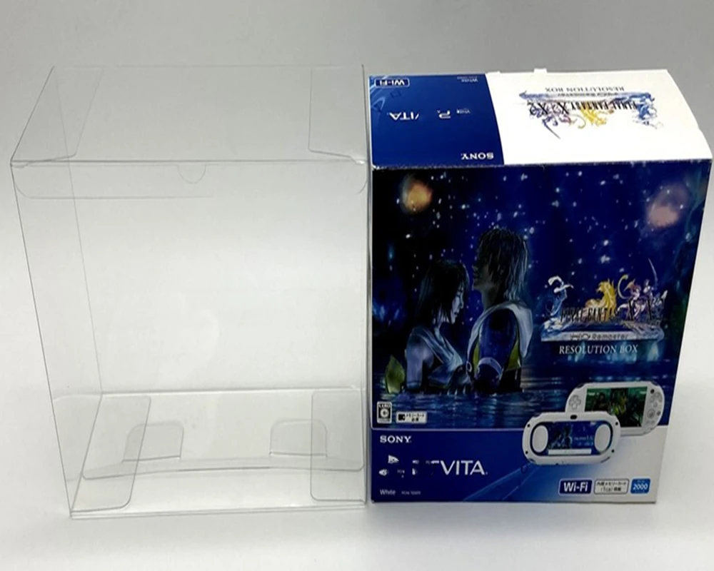 Transparent Box Protector For Sony PS VITA/PSV2000/Final Fantasy Collect Boxes PET Game Shell Clear Display Case