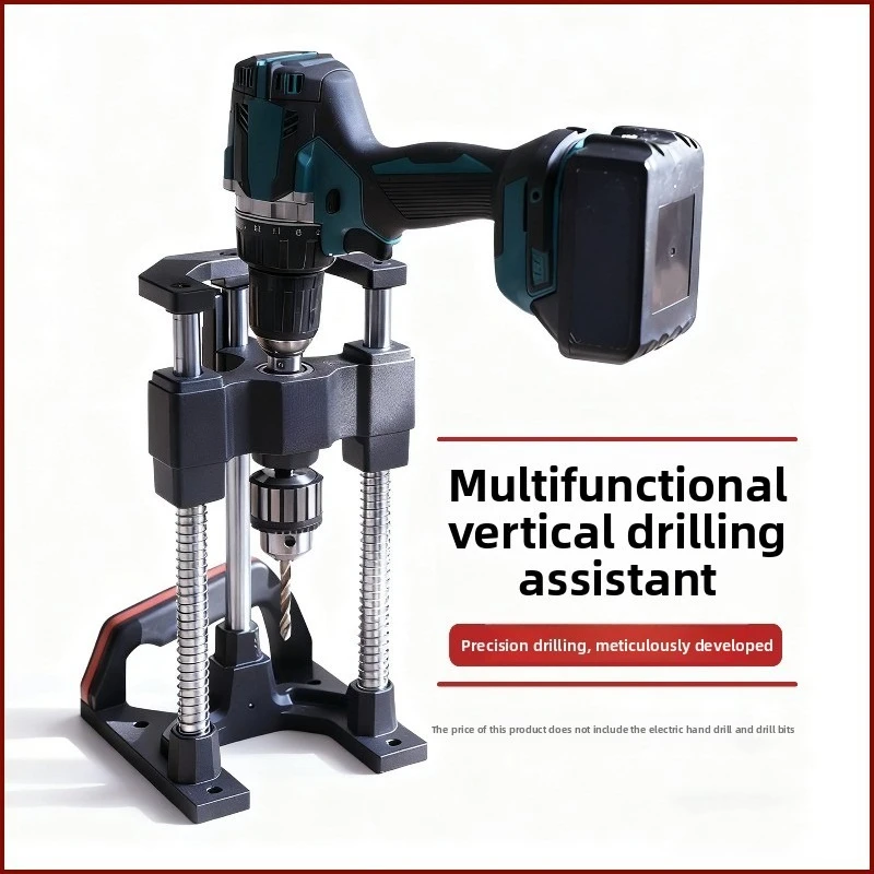 Woodworking Drilling Tool with Scale, Aluminum Profile Angle Drill Guide Rail, Electric Drill Vertical Drilling Auxiliary Tool.