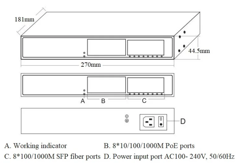 Core 10G PoE Switch IPv4/IPv6 Advanced QoS and ACL for Secure Networks