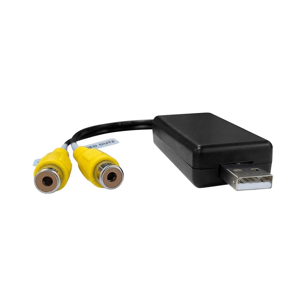 Interfejs adaptera wyjścia wideo USB na CVBS RCA Podłącz do urządzenia monitorującego dla systemu Android Radio Multimedia(A)