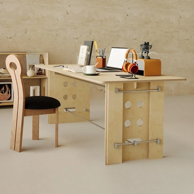 

Ocean board hole optical shaft table, birch multi-layer board office computer desk household rectangle