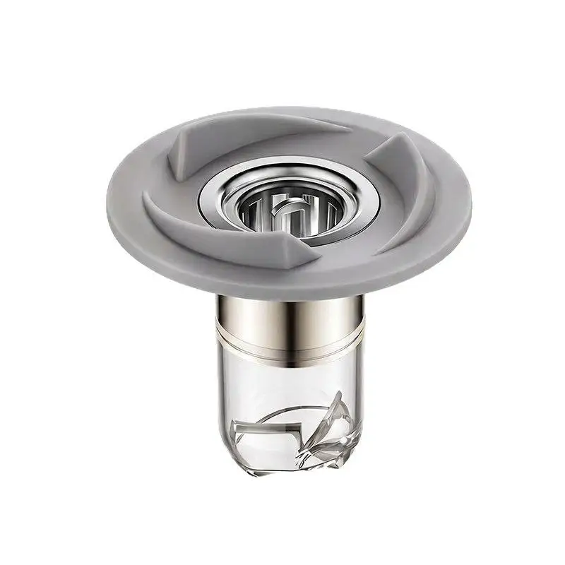 Enhanced Vortex Turbo Drain Core Magnetic Self Closing Valve Insect Proof Smell Removable Hair Catcher No Clog Fast Flow