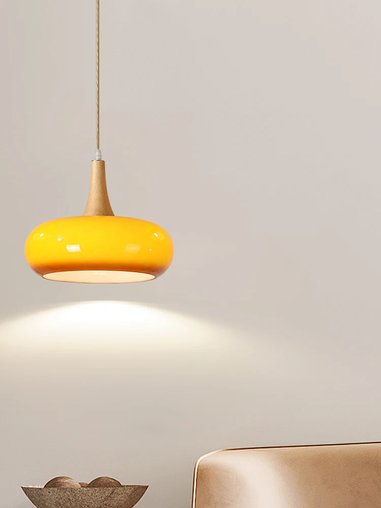 Imagem -05 - Nordic E27 Led Pendant Light Usado para Quarto Cozinha Cinza Laranja Não Polido Natural Regulável Controle Remoto Decoração da Lâmpada