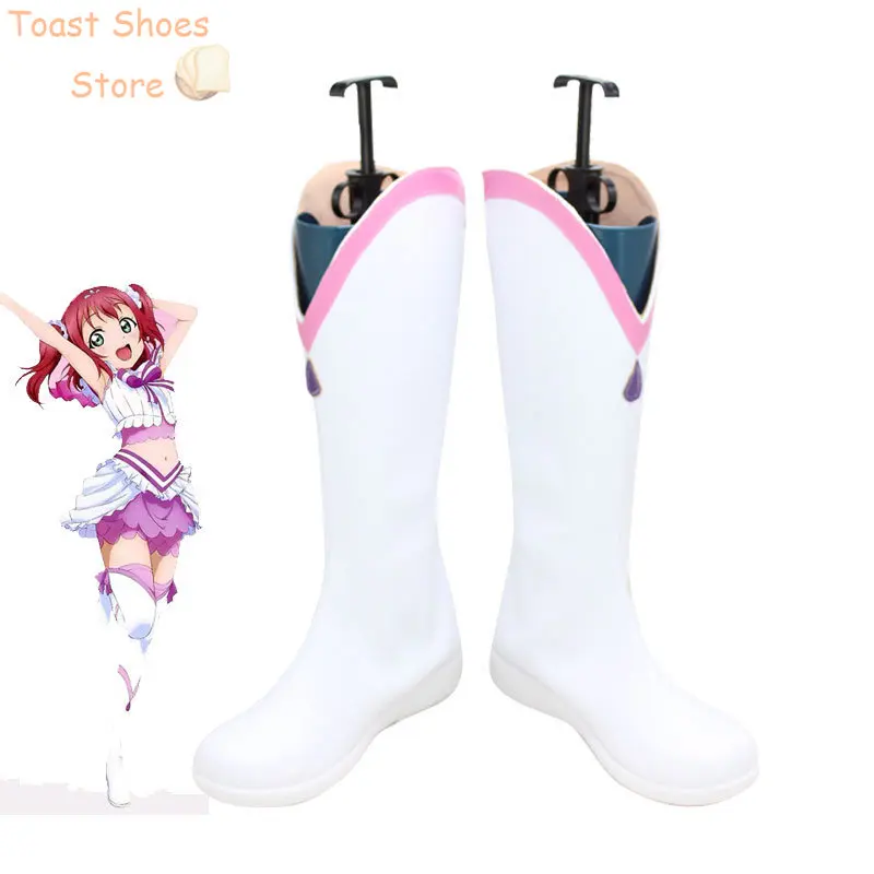 

Ruby Kurosawa Cosplay Shoes Lovelive Sunshine Aqours Cosplay Props PU Shoes Halloween Carnival Boots Costume Prop