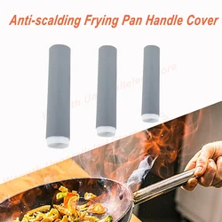 1PC Anti-scalding Frying Pan Handle Cover Heat Resistant Sleeve Rubber Anti Slip Hot Handle Protector Kitchen Tool