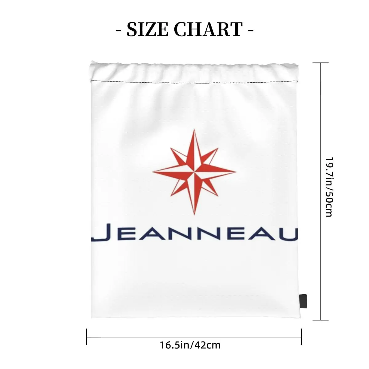 

Jeanneau Yachts Backpacks Portable Drawstring Bags Sports Bag Book Bags for Travel Students