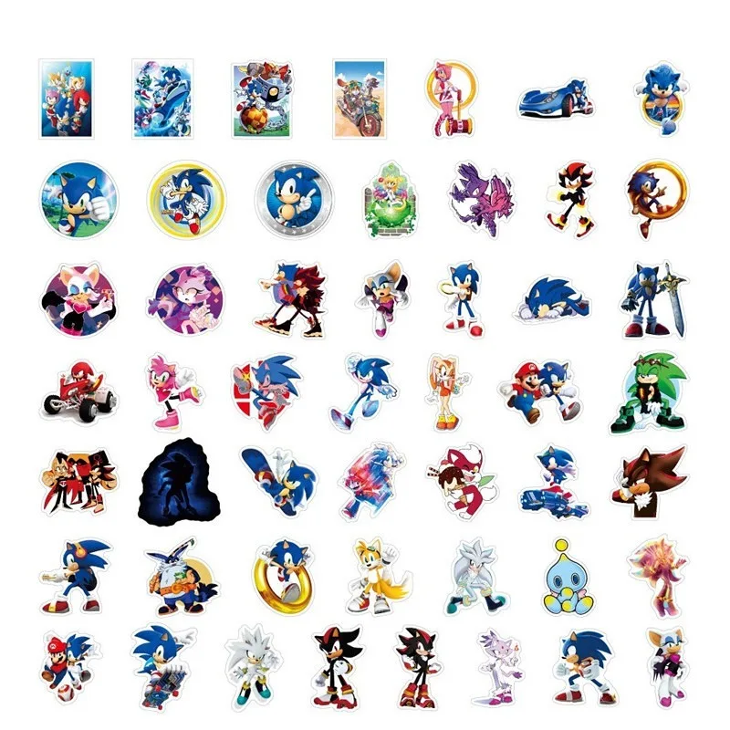 50 قطعة/الحزمة لا تكرار الظل ملصقات مقاومة للماء هدية حفلة صغيرة للأطفال لعبة ملصق