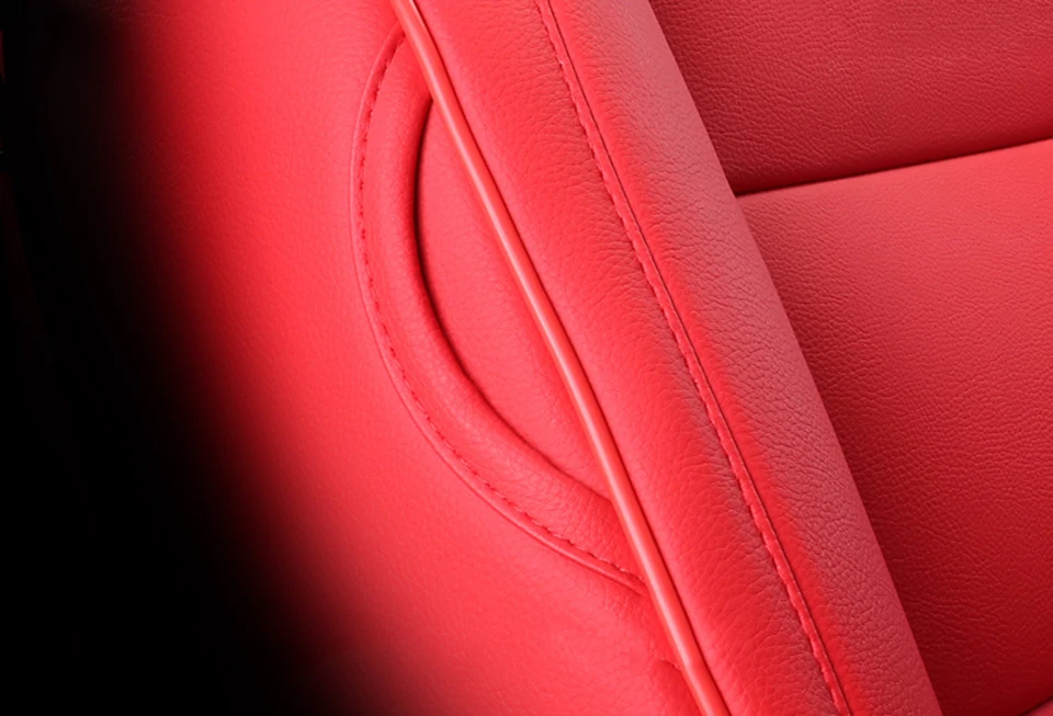 Maßgefertigte Ledersitzbezüge für Mercedes Benz GLA GLC CLA Luxus-Komplettset Innenausstattung Autozubehör – Detail 5