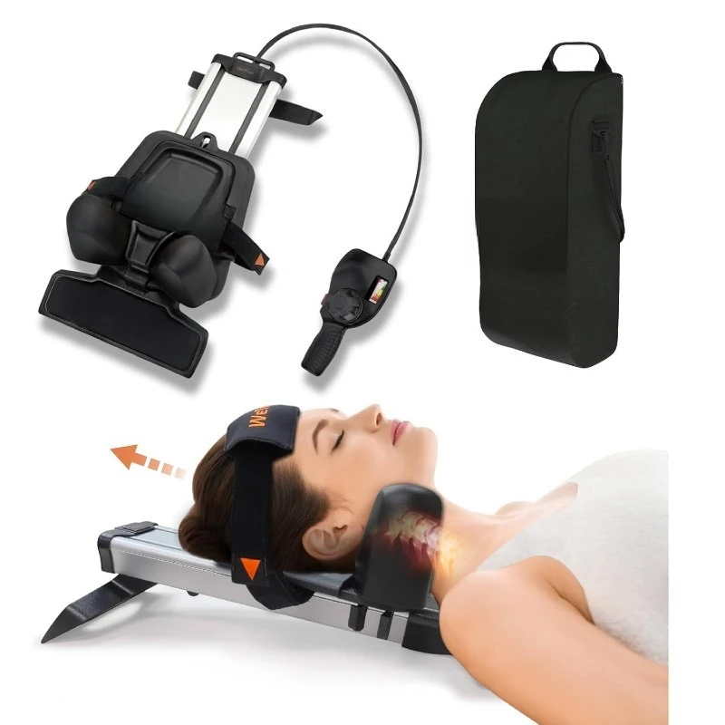 

WeTrac Cervical Neck Traction, Relaxer and Stretcher, Pain Relief for Spinal Decompression, Relieving Pinched Nerves, and