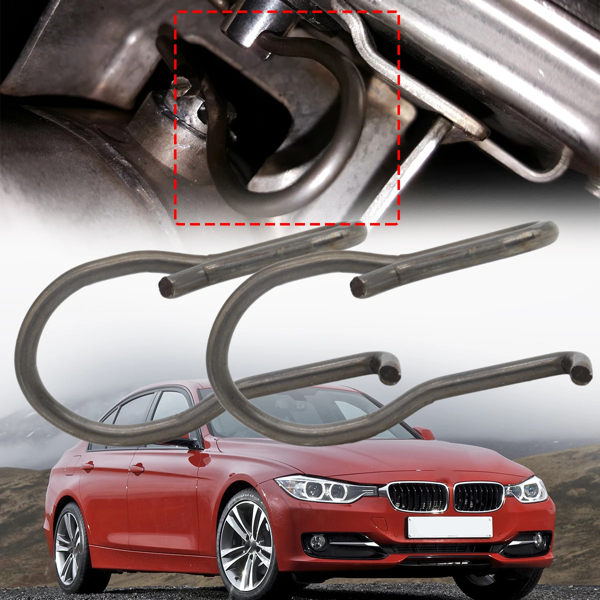 

Electronic Exhaust Actuator Flap Valve Spring for BMW 3-Series F30 G20 1 2 3 4 5 6 7 SERIES Clip Rattling Noise Fix Control Car