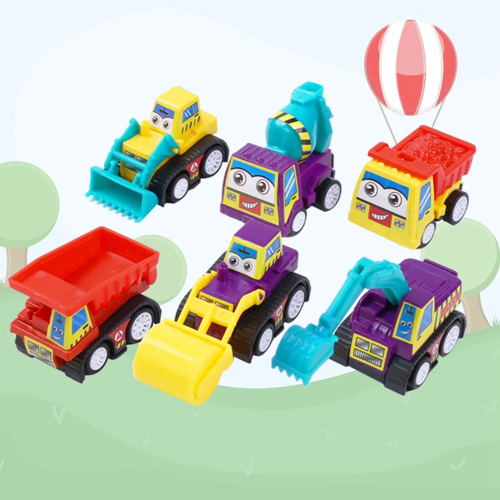 6 uds. Traje de coche extraíble, juguete accionado por fricción, juguetes educativos para edades tempranas para niños