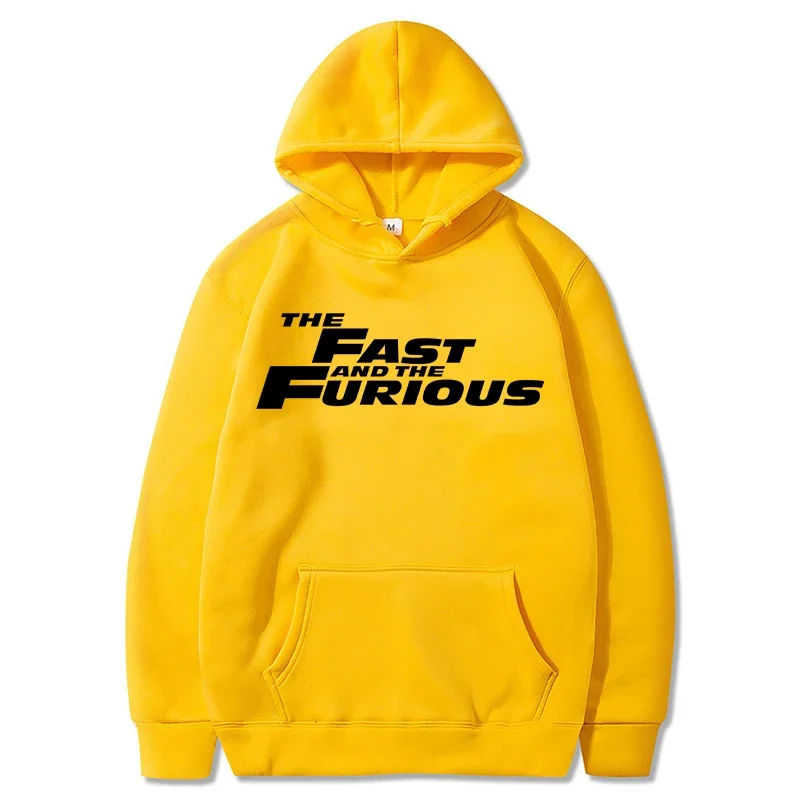 The Fast And The Furious Hoodies Men Fashion Letter Graphic Printed Sweatshirts Women Causal Harajuku Streetwear Hooded Pullover