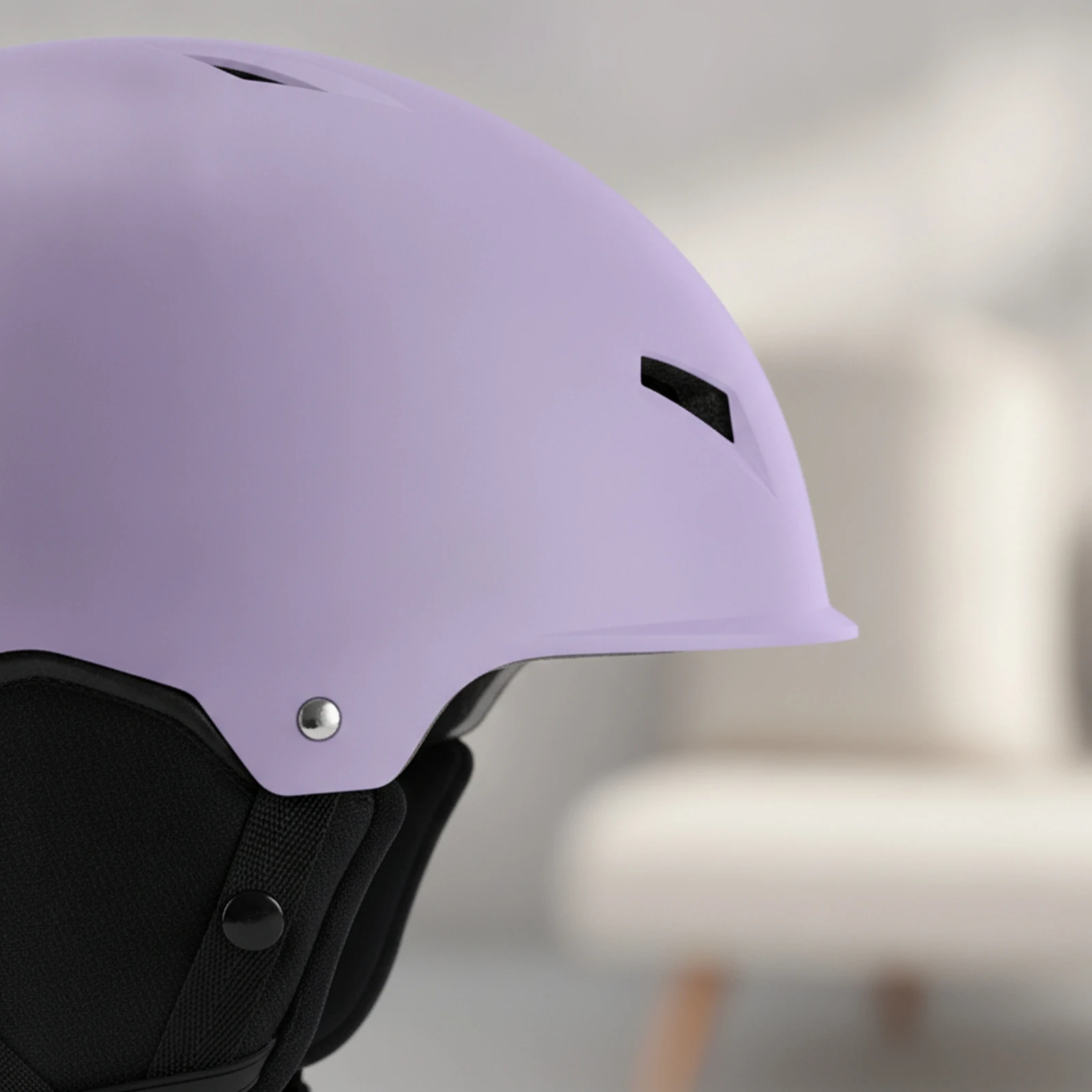 Ski Helmet Snug Skate Helmet Hard-Shell Adjustable for Skiers, Skiing, Skating
