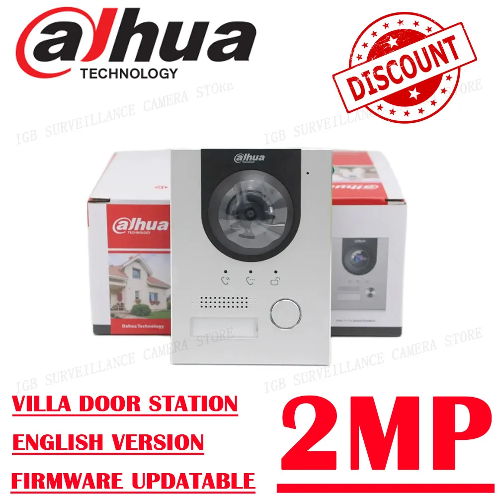 DH Multi-language VTO2202F-P-S2 PoE IP Metal Villa doorbell ,Door Phone,IP Video Intercom, call to phone app