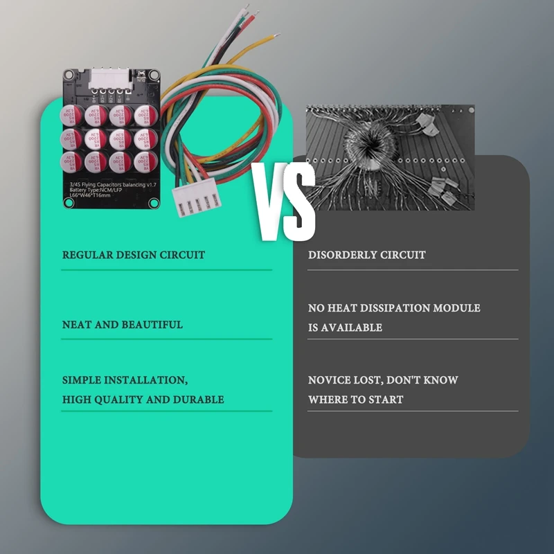 4S 5A Whole Group Balancer Active BMS Board Lithium Lipo Lifepo4 Battery Equalizer Energy Transfer Capacitor