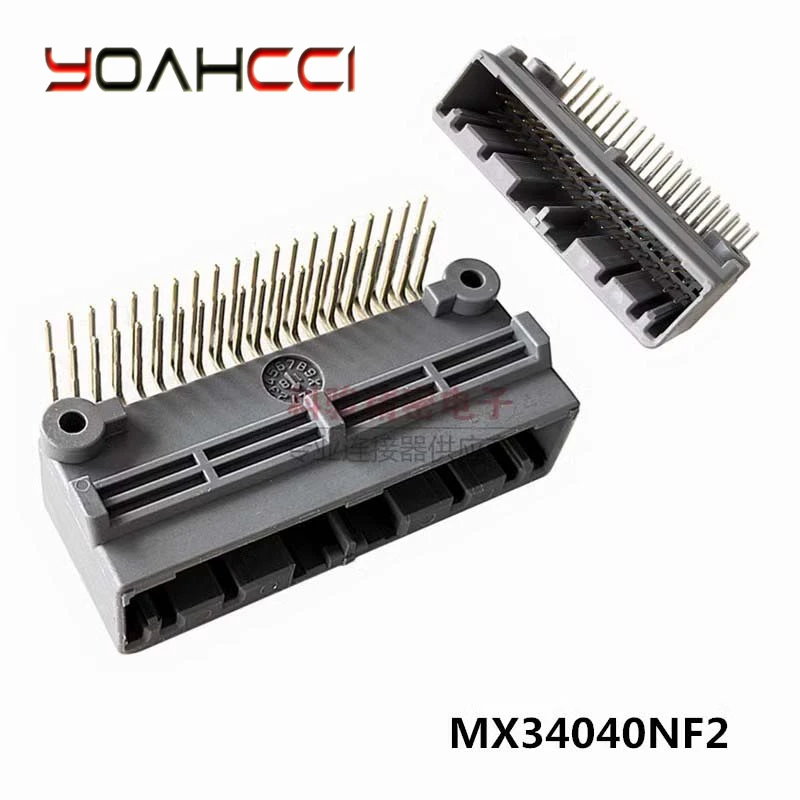 10pieces MX34040NF2 Original car connector board end 40P bent pin holder