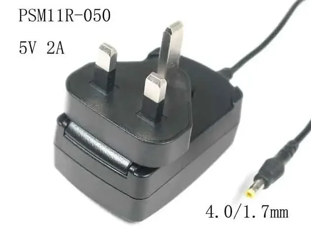 Voedingsadapter PSC11R-050, 5V 2a, Vat 4.0/1.7Mm, Britse 3-Pins Stekker