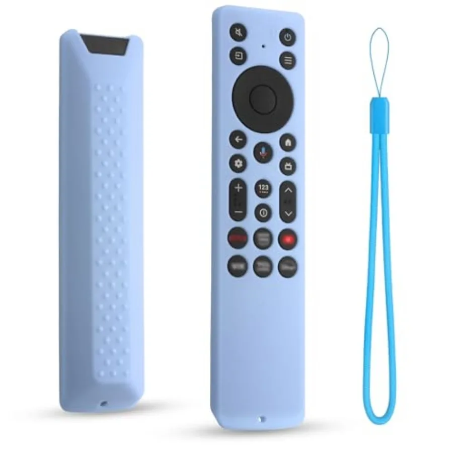 

Silicone Case Cover for TCL RC923A FMB1, RC813A FMB1 2025, Protective Cover for TCL QM6K QM7K Remote in