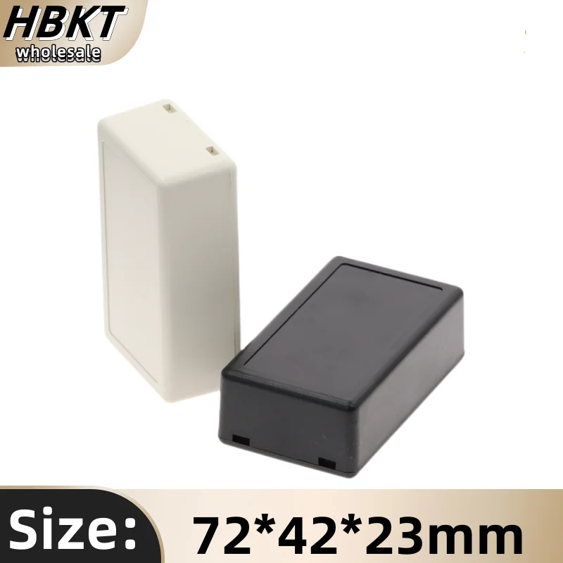 1pcs 72x42x23mm waterproof ABS Plastic shell or self-made power module PCB circuit board general button switch housing box
