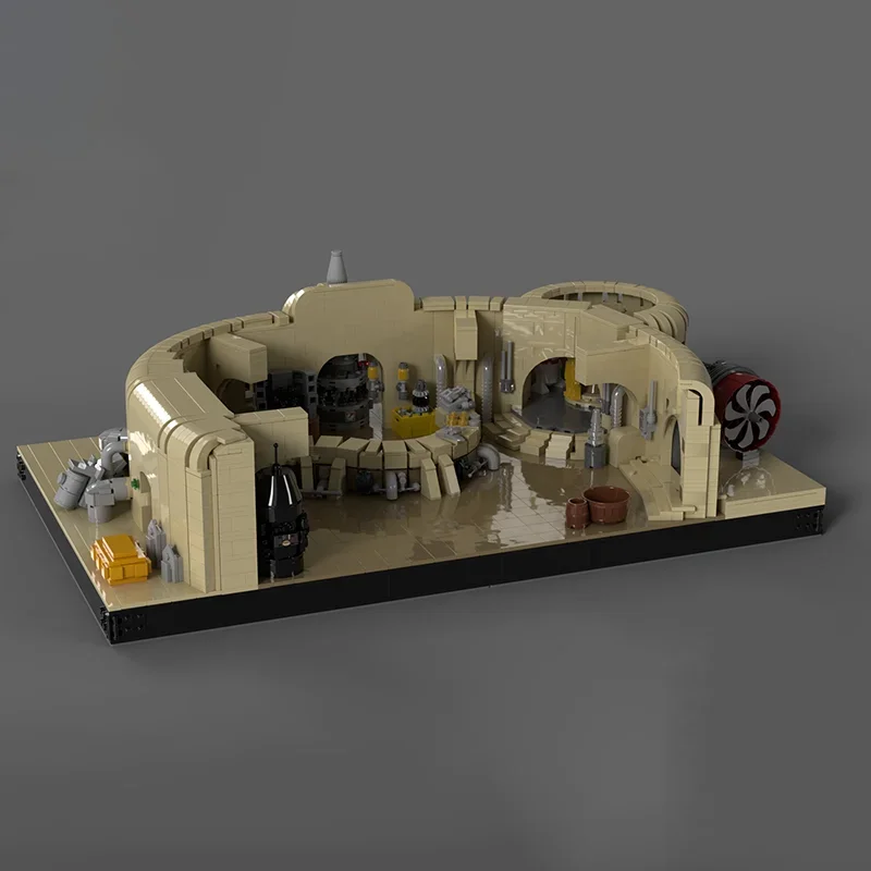 Popular Star Movie Model Moc Building Blocks Conference Room Model Technology Bricks DIY Famous Sence Assembly Holiday Toy Gifts
