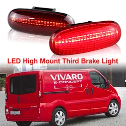 1PCS Car LED Rear High Level 3rd Brake Stop Light For Renault Trafic II Opel Vivaro Nissan Interstar 8200209522 8200040732