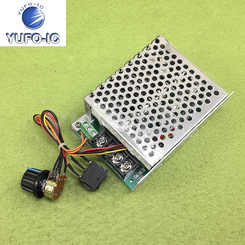 Free Ship 2pcs With Shell PWM DC Motor Controller Dao Shun Speed Switches