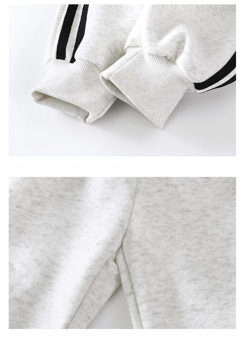 Kinder Jungen Langarm Top und Hosen Trainingsanzug Casual Brief Drucken Sweatshirt Sets für Kinder 1-8Y Baby Mädchen Kleidung Weiche Outfit – Detail 12