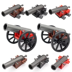 Kids Toys Medieval Napoleonic War Military Cannon Mini Military Scene Weapons Model Assembly Building Blocks Childrens Gifts