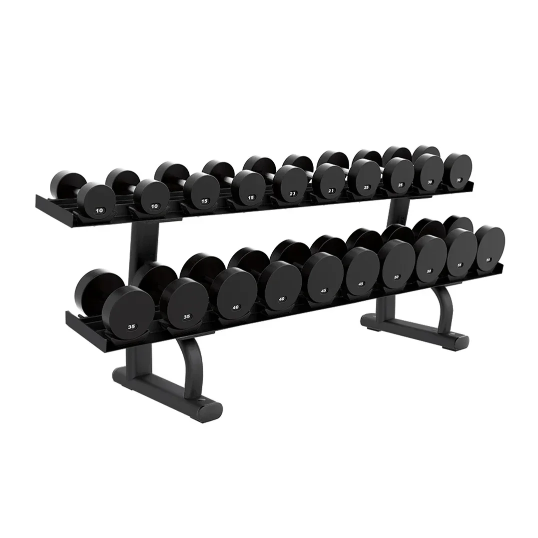 Newly Upgraded Commercial Gym Fitness Accessories Equipment Double-layer Bracket 2-layer Dumbbell Set Dumbbell