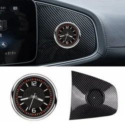 Car Clock for Mercedes gle w167 c167 gls x167 gle c167 coupeInternal carbon benz gls x167 300d gle350 450 500e amg accessories
