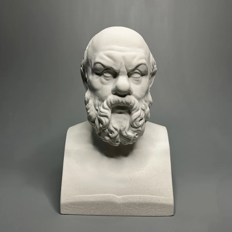 

Socrates bust plaster sculpture decoration high-end art ornaments art sketch teaching aids night market stall gifts