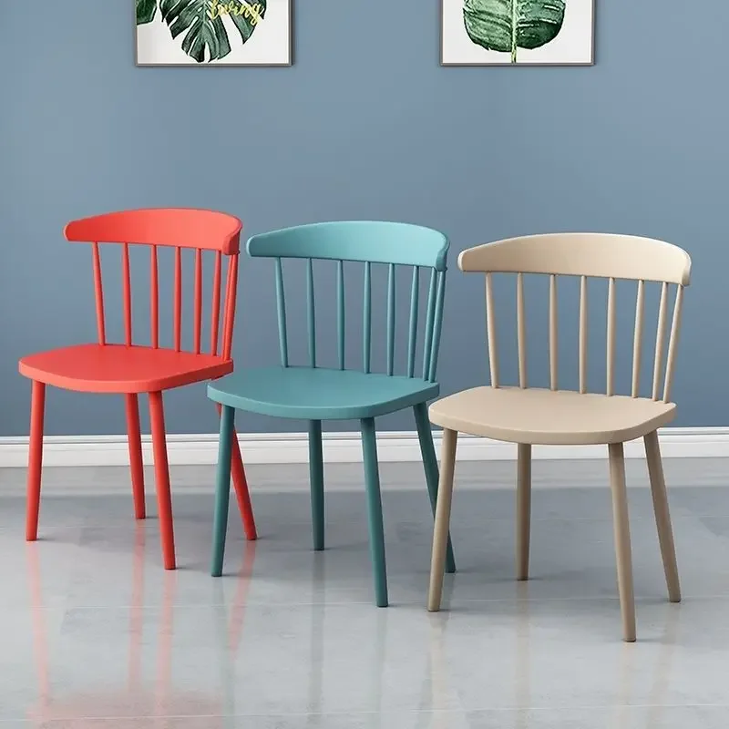 Special adult dining chair simple thickened household plastic chair