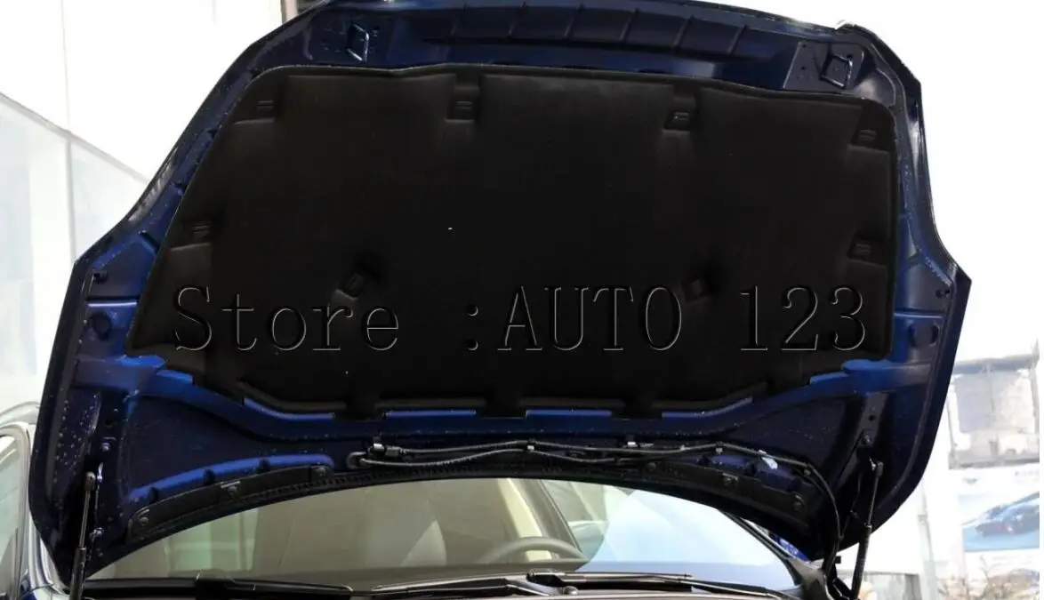 2009-2017 for Volvo XC60 Car Heat Sound Insulation Cotton Front Hood Engine Firewall Mat Pad Cover Noise Deadener