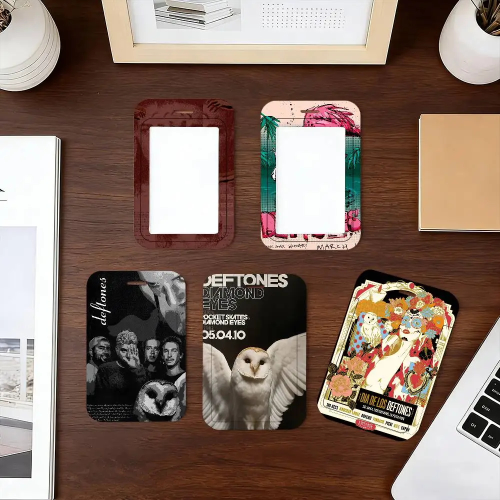 Retro Band Deftones Lanyard Card Holders Student ID Card Holders Neckband Card Holders Access Control Accessories Gifts