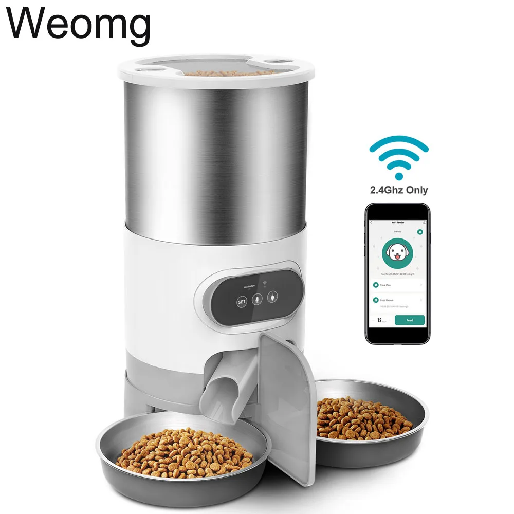 

3.5L APP Automatica Pet Feeder Smart Dispenser For Dogs Cats Auto Feeding Pet Food Manual Feeder Bowl Pet Supplier