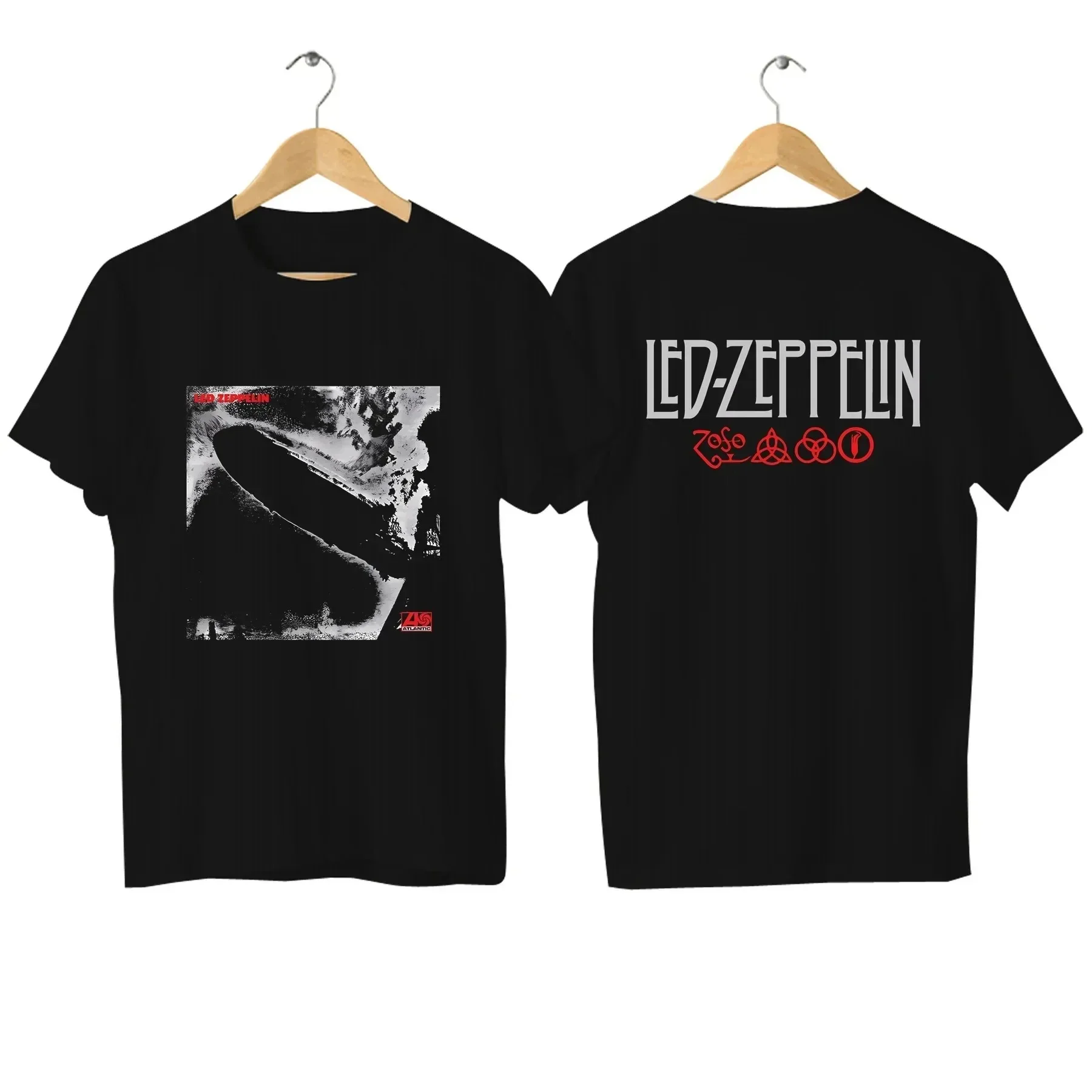 2024 Men US 1975 Tour Flag T Shirt Casual Zeppelin T-shirt Graphic Oversized Sports Tops Led Comfortable Streetwear S-4XL