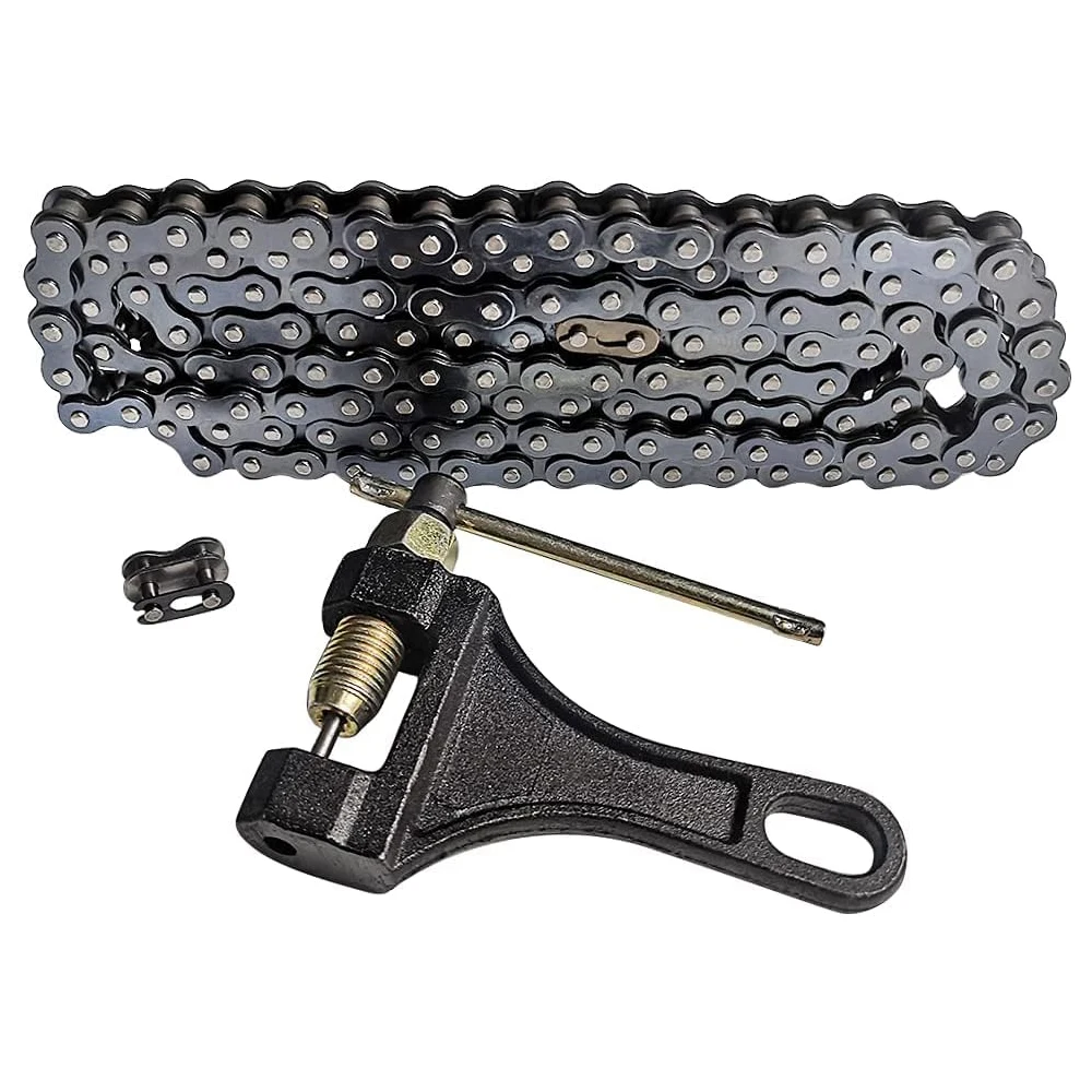 420 Chain 132 Link & Chain Breaker for 110cc 125cc Dirt Pit Bike Quad TaoTao ATV