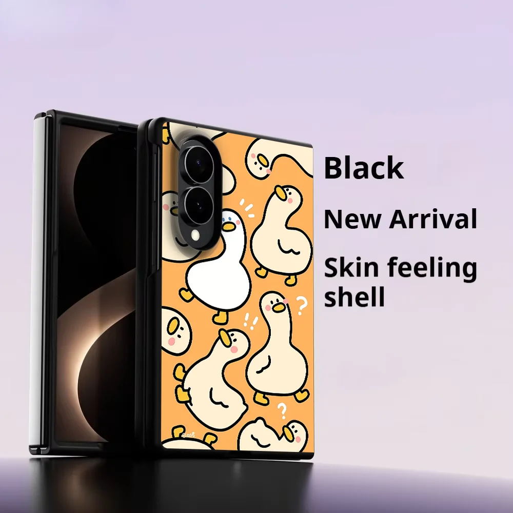 Luxury Phone Cover Case for Samsung Galaxy Z Fold 8 Z Fold8 Wide ZFold8 ZFold Wide Cute Duck