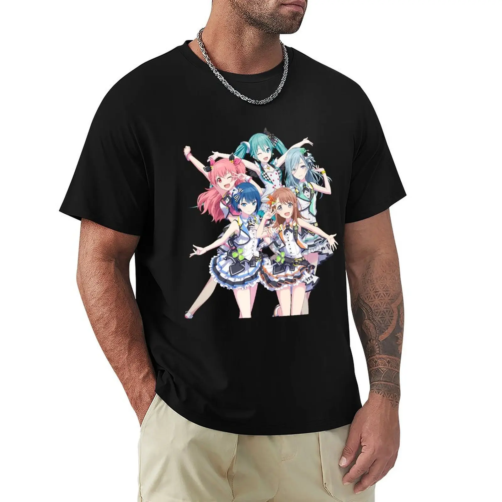 

Project Sekai Team Girl T-Shirt Casual Pattern Print Tee Shirt